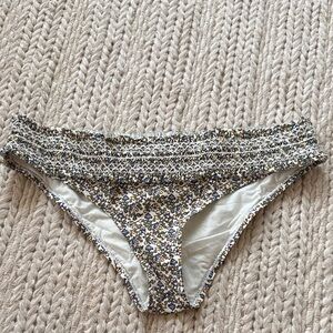 Tory Burch low rise ruched bikini bottom